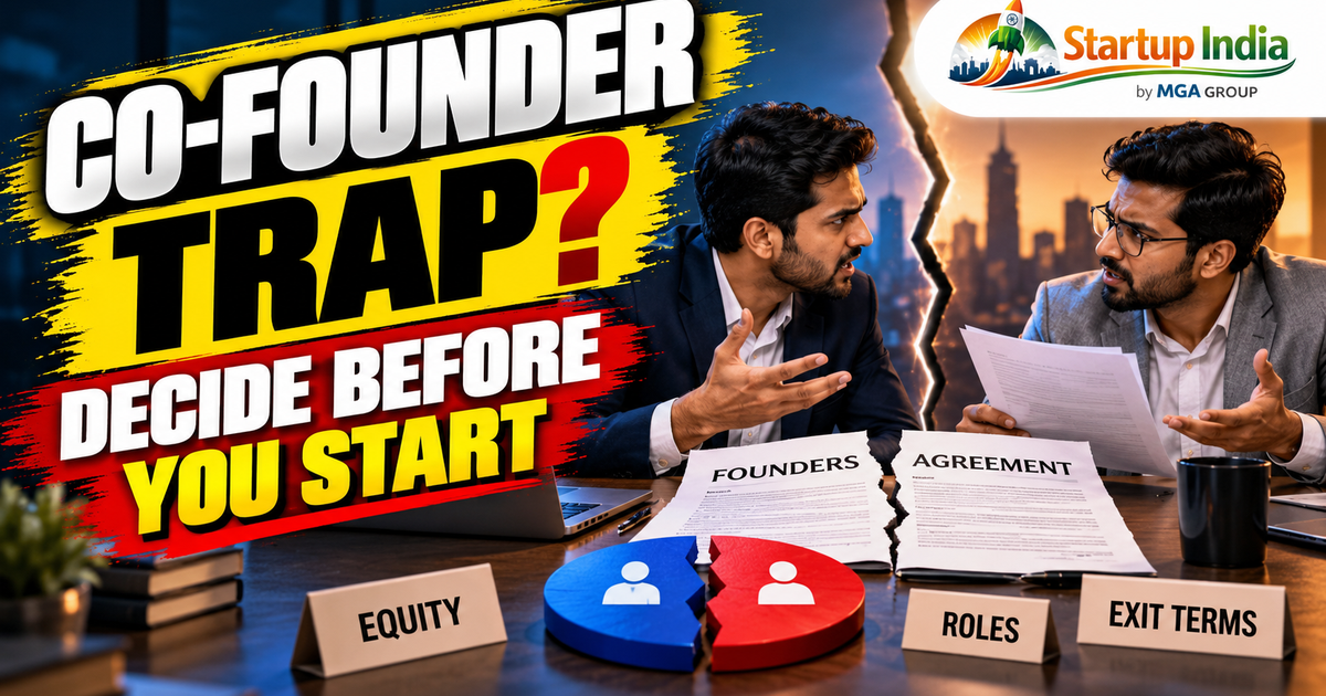 Co-founder disputes - 10 things founders should decide before starting a business together