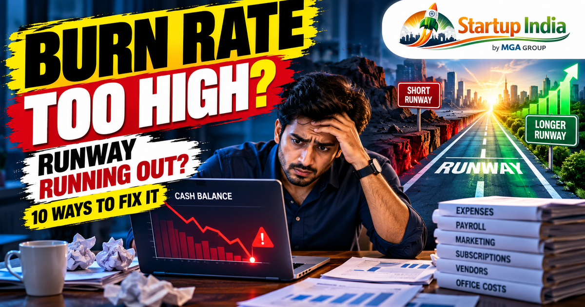 Startup burn rate too high - 10 ways to extend your runway without stopping growth